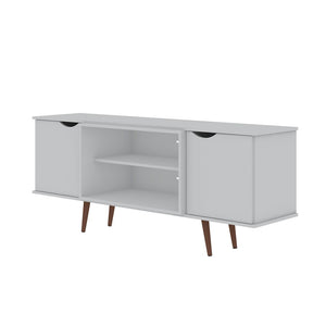 Manhattan Comfort Hampton Mid-Century Modern TV Stand White 17PMC1