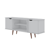 Manhattan Comfort Hampton Mid-Century Modern TV Stand White 17PMC1