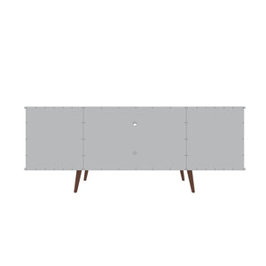 Manhattan Comfort Hampton Mid-Century Modern TV Stand White 17PMC1
