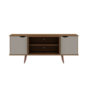 Manhattan Comfort Hampton Mid-Century Modern TV Stand Off White and Maple Cream 17PMC11