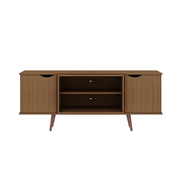 Manhattan Comfort Hampton Mid-Century Modern TV Stand Maple Cream 17PMC5