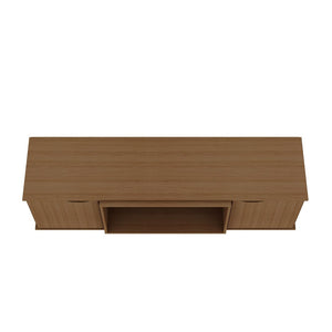 Manhattan Comfort Hampton Mid-Century Modern TV Stand Maple Cream 17PMC5