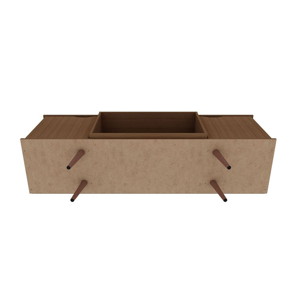 Manhattan Comfort Hampton Mid-Century Modern TV Stand Maple Cream 17PMC5