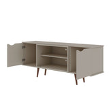 Manhattan Comfort Hampton Mid-Century Modern TV Stand Off White 17PMC6