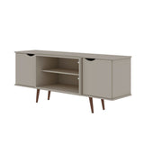 Manhattan Comfort Hampton Mid-Century Modern TV Stand Off White 17PMC6