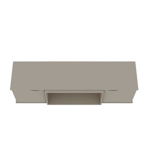 Manhattan Comfort Hampton Mid-Century Modern TV Stand Off White 17PMC6