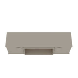 Manhattan Comfort Hampton Mid-Century Modern TV Stand Off White 17PMC6