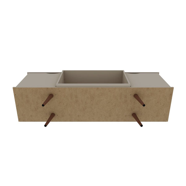 Manhattan Comfort Hampton Mid-Century Modern TV Stand Off White 17PMC6