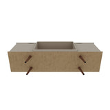 Manhattan Comfort Hampton Mid-Century Modern TV Stand Off White 17PMC6