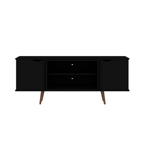 Manhattan Comfort Hampton Mid-Century Modern TV Stand Black 17PMC70