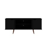 Manhattan Comfort Hampton Mid-Century Modern TV Stand Black 17PMC70