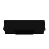 Manhattan Comfort Hampton Mid-Century Modern TV Stand Black 17PMC70