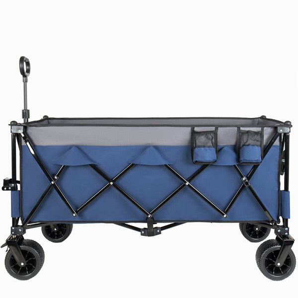 English Elm 51-inch Heavy Duty Folding Utility Wagon with Steel Frame and 480lb Hauling Capacity W2932P417638