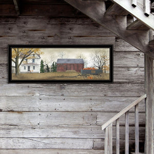 English Elm Trendy Decor 4u Billy Jacobs Harvest Pumpkins Framed Canvas Art Farmhouse Wall Print B06787459
