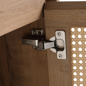 English Elm 24" Bathroom Side Cabinet - Wall-Mounted, Soft-Close Doors, Modern Design & Durable Storage Solution W999S00338