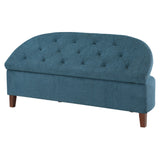 OSP Home Furnishings Jaycee Storage Bench Blue