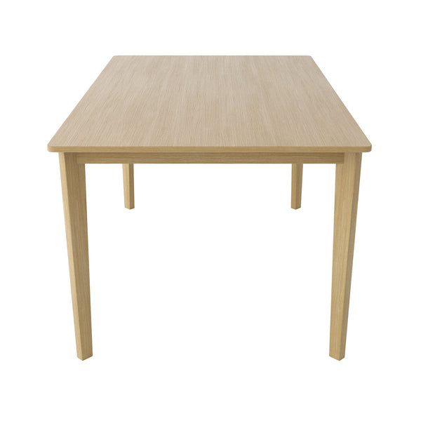 English Elm Rectangular Scandinavian dining table modern multifunctional office desk sleek minimalist design for home Natural Wood W395P316335