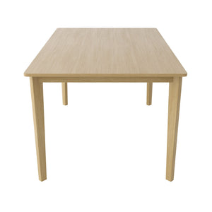 English Elm Rectangular Scandinavian dining table - versatile modern multifunction desk for home, office & dining room Natural Wood W395P316335