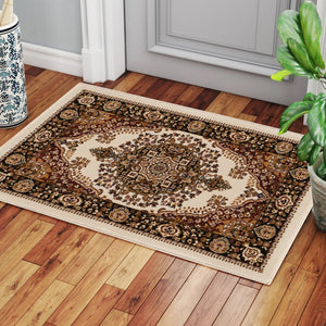 English Elm Manchester Ivory Multi Area Rug 2 Ft. X 3 Ft. - Soft, Durable, Stain Resistant For High-Traffic Spaces B186P316797