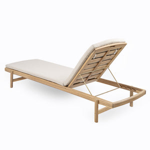 English Elm Christopher Knight Home® - Mallorca Acacia Wood Chaise Lounges Set Of 2 With Water-Repellent Cushions For Outdoor Relaxation N775P263984T