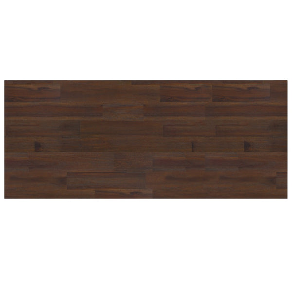 English Elm Lowry Solid Acacia Wood Sideboard with Industrial Legs and Concealed Storage Doors B136P439009
