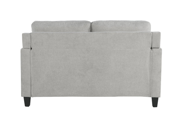 English Elm Horatio Chenille Loveseat with Pocket Coil Seats and D25 Foam Support, Modern Cozy Living Sofa 92 taupe 50 L x 26 W x 22 H B2726P248620