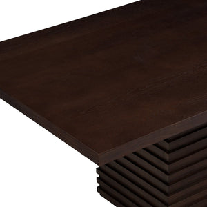 English Elm Christopher Knight Home® - Coad 84-Inch Espresso Dining Table - Elegant Rectangular Design For 6-8, Versatile Use & Easy Care N771P347115O_N771P347116O