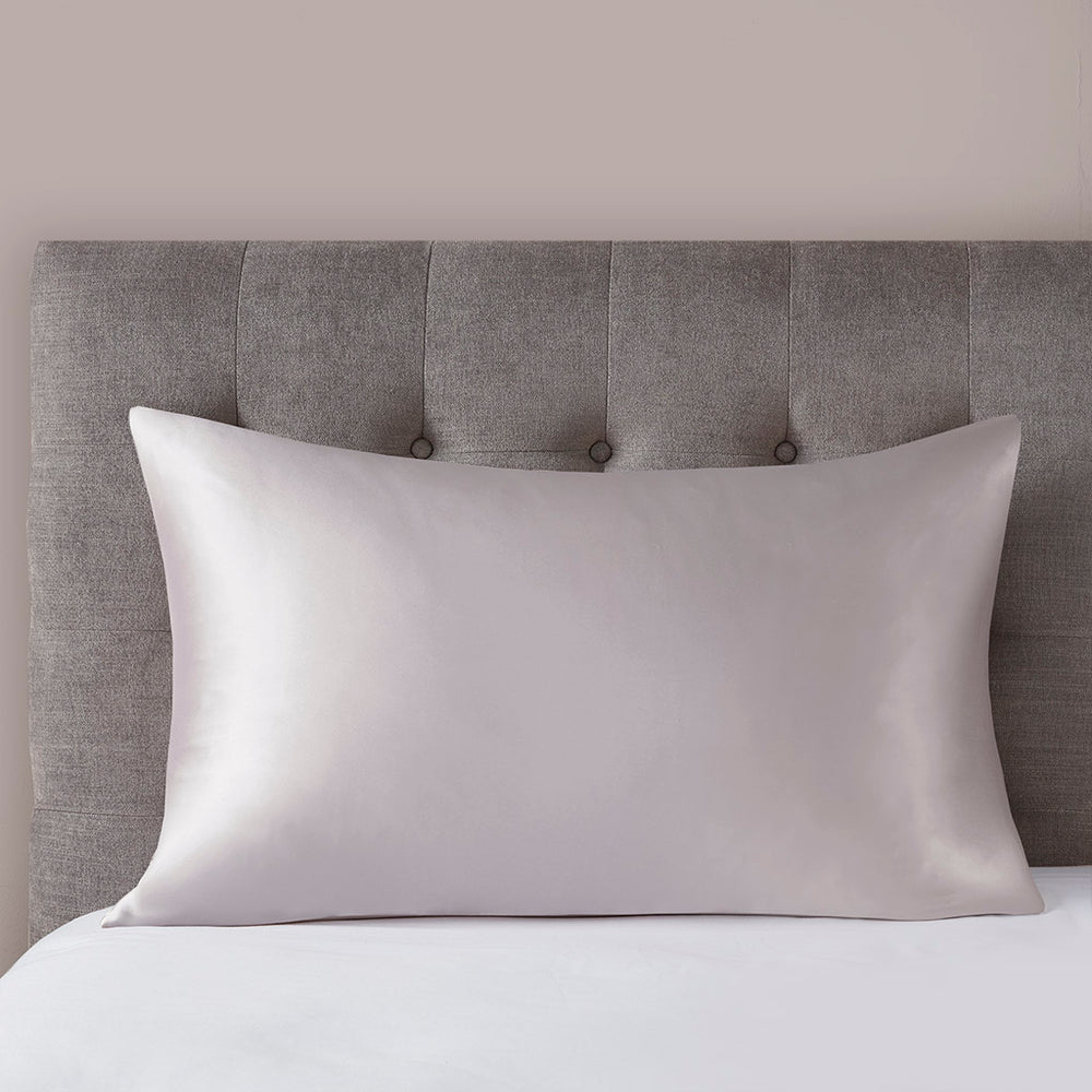 JLA Home Madison Park - 100% Mulberry silk pillowcase 25 Momme 6A OEKO-TEX luxury with hidden zipper for smoother hair & skin Pink MP21-7476