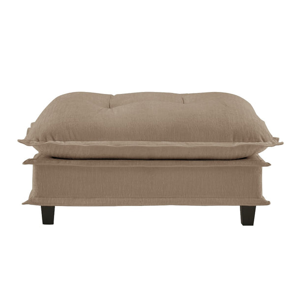 English Elm 73 Chenille Modular Sectional Sofa Deep Seat Cushions Casual Luxe Living Room Light Coffee W714P448543