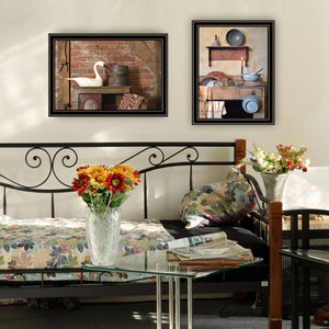 English Elm Trendy Decor 4u Home Sweet Two Panel Black Framed Typography Wall Art Set B067P254100