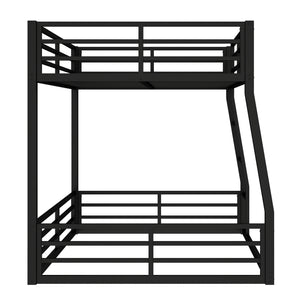 English Elm Metal Full Xl Over Queen Bunk Bed - Space-Saving Design For Teens & Adults, Durable, Noise-Free, No Box Spring! W1580S00141