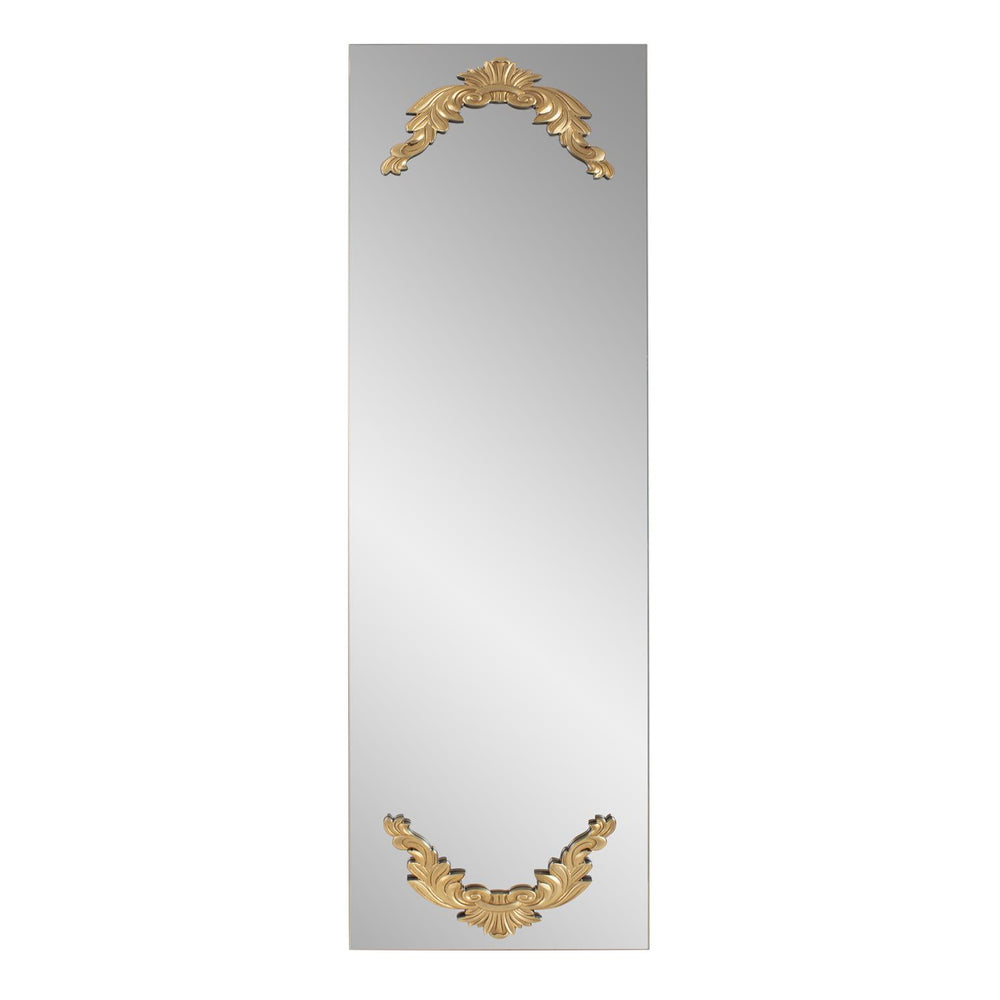 Howard Elliott Adelard Mirror With Gold Accents - Versatile Frameless Design For Stylish Home Decor & Elegance Gold Glass,Mdf 180009-howard-elliott
