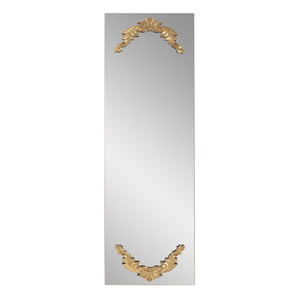 Howard Elliott Adelard Mirror With Gold Accents - Versatile Frameless Design For Stylish Home Decor & Elegance Gold Glass,Mdf 180009-howard-elliott