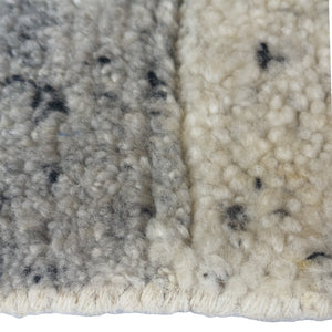 Capel Rugs Jansson Hand-knotted Area Rug - Luxurious Abstract Cubism Design In Soft Monochromatic Wool Metal, Ivory 100% Wool 1811rs05000800340