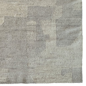 Capel Rugs Jansson Hand-knotted Area Rug - Luxurious Abstract Cubism Design In Soft Monochromatic Wool Parchment, Tan 100% Wool 1811rs07060906675