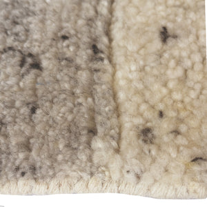 Capel Rugs Jansson Hand-knotted Area Rug - Luxurious Abstract Cubism Design In Soft Monochromatic Wool Parchment, Tan 100% Wool 1811rs07060906675