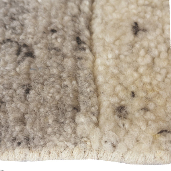 Capel Rugs Jansson Hand-knotted Area Rug - Luxurious Abstract Cubism Design In Soft Monochromatic Wool Parchment, Tan 100% Wool 1811rs07060906675