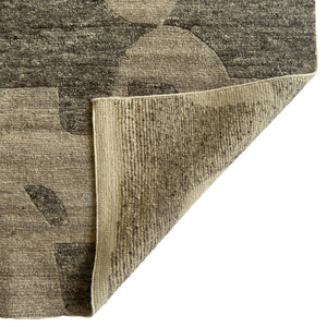 Capel Rugs Jansson Hand-knotted Area Rug - Luxurious Abstract Cubism Design In Soft Monochromatic Wool Taupe, Brown 100% Wool 1811rs09001200750