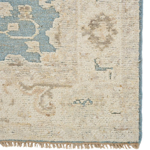 Capel Rugs Winthrope Hand-knotted Wool Rug – Luxurious Traditional Design With Timeless Elegance And Durability Azure, Ivory 100% Wool 1812rs09001200440