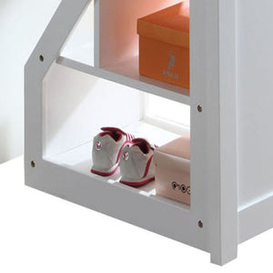 English Elm White Twin Loft Bed with Built-In Desk, Chest & Storage Ladder — Convertible Swivel Desk, Sturdy Slats, Smooth Drawers B062S00463