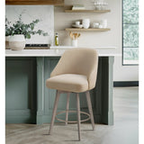 Madison Park Pearce Transitional Counter Stool with Swivel Seat MP104-0988 Sand