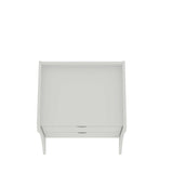 Coney Nightstand in White 181GMC1 Manhattan Comfort