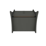 Coney Nightstand in Grey 181GMC9 Manhattan Comfort