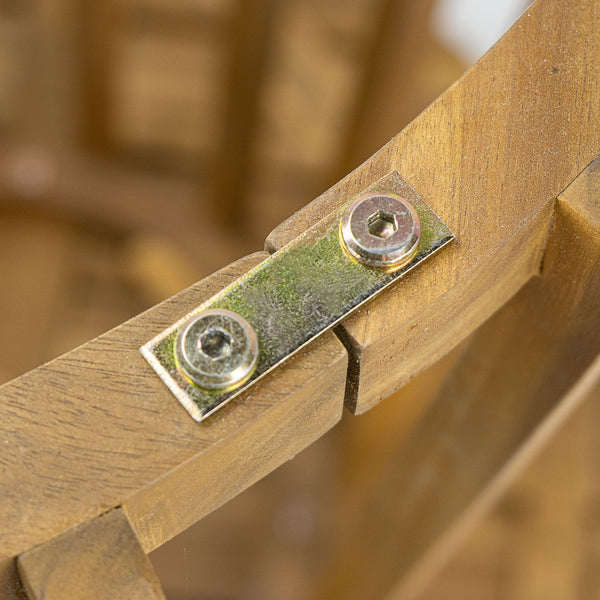 English Elm Christopher Knight Home® - Outdoor 3-Piece Acacia Wood Dining Set - Elegant Teak Finish With Cream Cushions For Patios 54555.00TEA2_N773P191382T