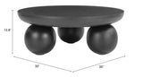 Ancona Coffee Table Black 109859 Zuo Modern