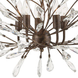 Crislett 25'' Wide 5-Light Chandelier - Sunglow Bronze 18257/5 Elk Lighting