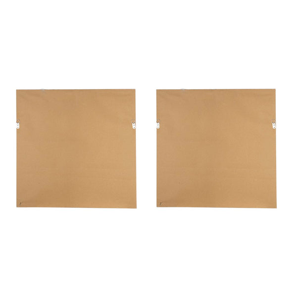 English Elm S/2 Kaiden Crystal Mirror Framed Wall Art - Striking Night & Day Design On Golden Background W2078P318309-GIGA