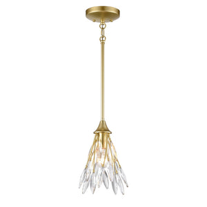 Flora Grace 7'' Wide 1-Light Mini Pendant - Champagne Gold 18304/1 Elk Lighting