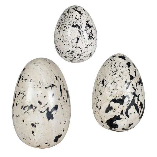 Uttermost Uttermost Nest Hand-polished Natural Stone Egg Sculptures Organic Earthy Accent Set 18330