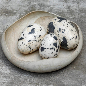 Uttermost Nest Hand-polished Natural Stone Egg Sculptures Organic Earthy Accent Set